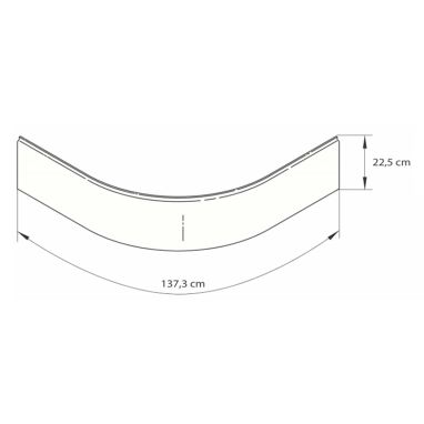 DEANTE Панель для поддона Standard Plus KTU 032O